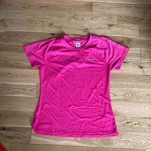 The North Face Pink shirt sleeve top